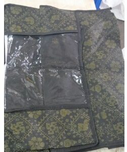 Black Printed Saree Bag Pack Of 2