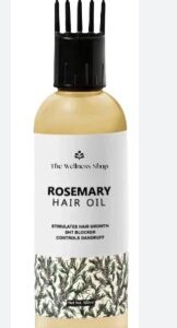 The Wellness Shop Rosemary Oil For Hair Regrowth And Strength 100Ml