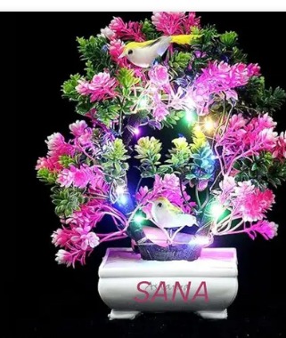 Artificial Plants For Home Decor With Led Lights