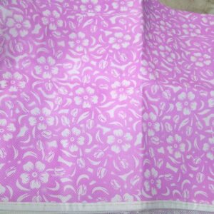 Pink And White Color Saree Cover Pack Of 2