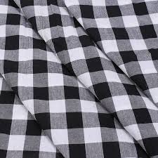 Black And White Color Madras Check 6X4