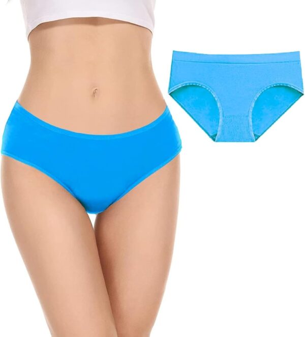 Women Panty Color Blue Size M