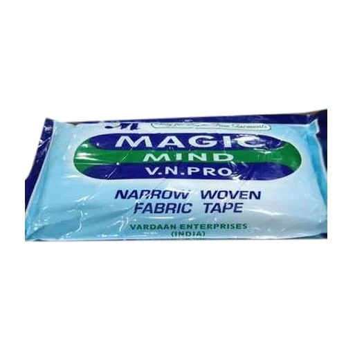 Qutab White Magic Mind Narrow Woven Fabric Tape