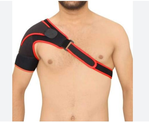 Shoulder Support Belt For Pain Red Colour