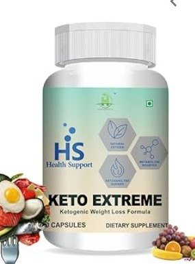 Keto Extreme Weight Loss Supplement Capsules 30 Cap Pack Of 2