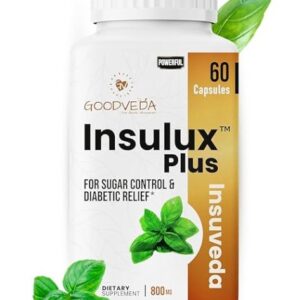Goodveda Insulux Plus 60 Capsule 800 Mg Ayurvedic Supplement For Blood Sugar Control