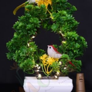 Modo Artificial Bonsai Plant With Sparrow Living Room