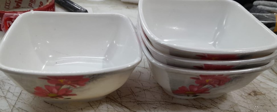 Plastic Bowl Pack Of 4 White