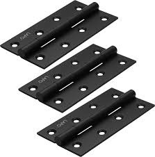 Lapo Premium Stainless Steel Door 5 Inch Mortise Hinge Black Pack Of 3