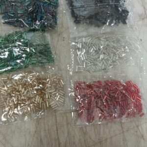 Seed Beads Loose Spacer Tube Jewelry Making Beads Multicolor Pack Of 6