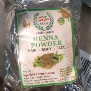 Sign Gold Henna Powder Hair And Face Care 50Gm