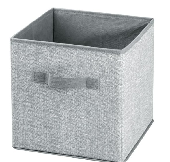 Interdesign Aldo Fabric Closet Storage Grey Color Pack Of 2