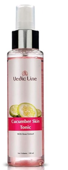 Vedic Line Cucumber Skin Tonic Reduces With Rose Extract For Soft And Smooth Skin 100Ml