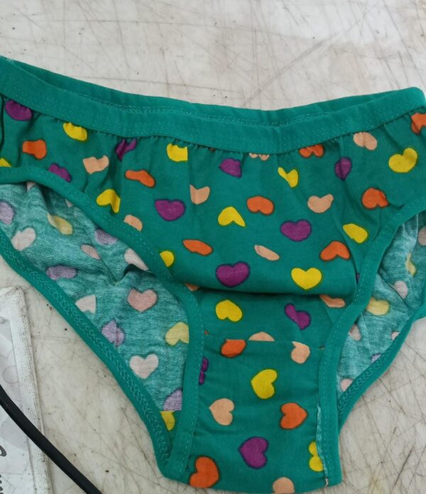 Womens Green Printed Brief Size S