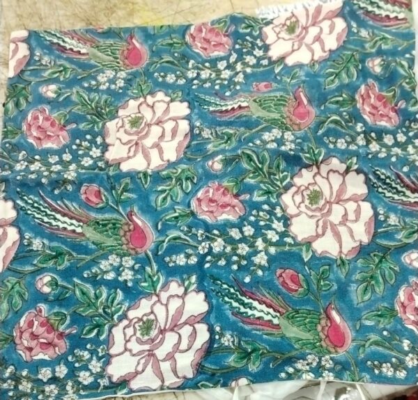 Shangrila Block Print Cushion Cover Multicolor Size 51X51 Cm