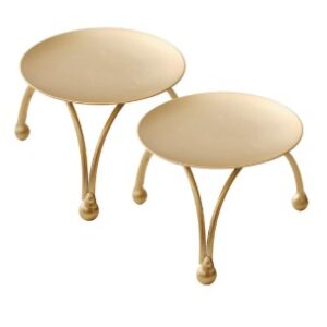 Candle Holder For Diwali Set Of 2 Gold
