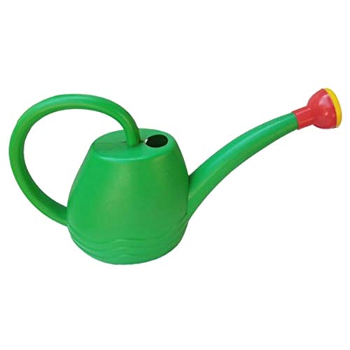 Plastic 1Point8 Liters Watering Can For House Plants With Sprayer Nozzle Green