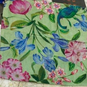 Bird Digi Print Cushion Cover Multicolour Size 51X51 Cm