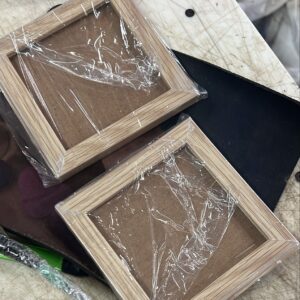 Photo Frame Small Pack Of 2 Brown Colour