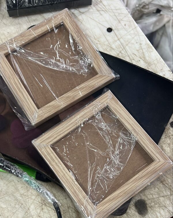 Photo Frame Small Pack Of 2 Brown Colour