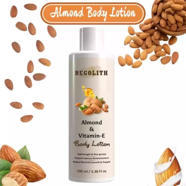 Regolith Almond And Vitamin E Refreshing Body Lotion For A Long Lasting 100 Ml