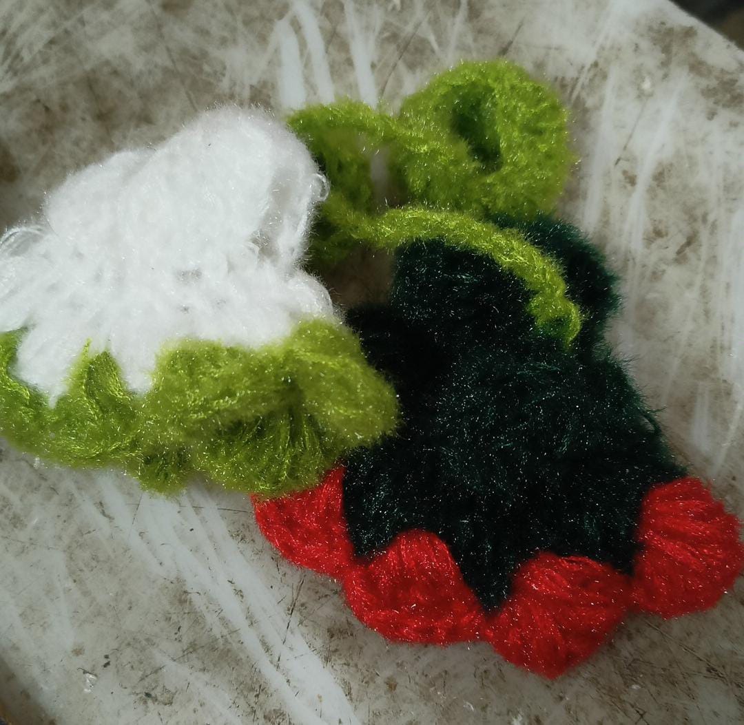 Laddu Gopal Beautiful Handmade Woollen Tricolor Dress Size 2 Multicolor Pack Of 2