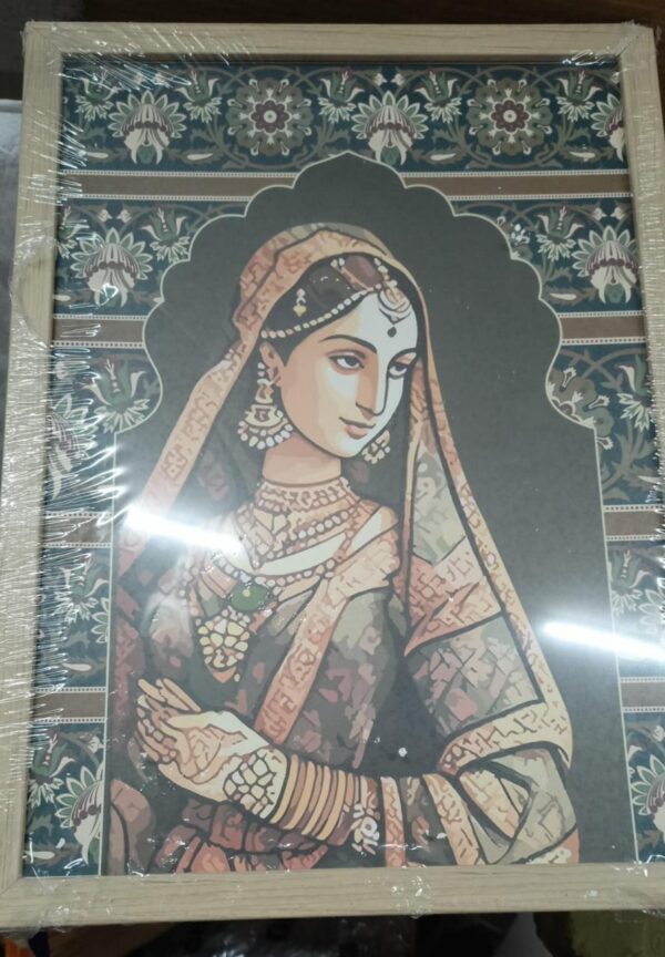 Bani Thani Wall Sticker Frame Sticker Poster
