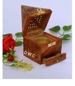 Dhoop Batti Stand Brown Color