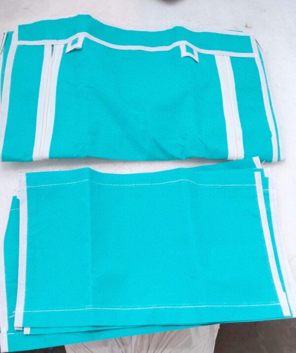 Shoe Rack Cover Only Colour Sky Blue 4 Layers