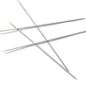 Knitting Needle No 9 Double Sided Length 22 Cm Aluminium For Making Neck Of Woolen Artefacts Like Sweaters Knitting Pin Pack Of 4