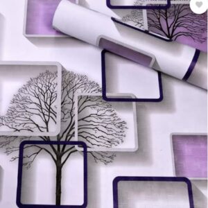 Haefele Abstract Purple Wallpaper 45Cm X 5M