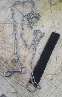 Dog Steel Chain Leash Silver For Puppy And Small Dogs