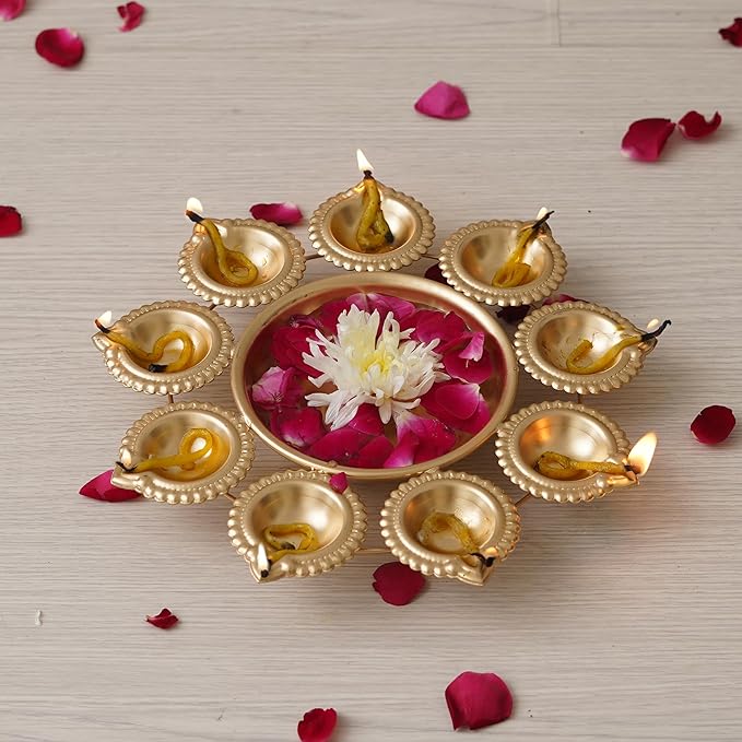 Flower Decorative Urli Bowl For Home Decor Bowl