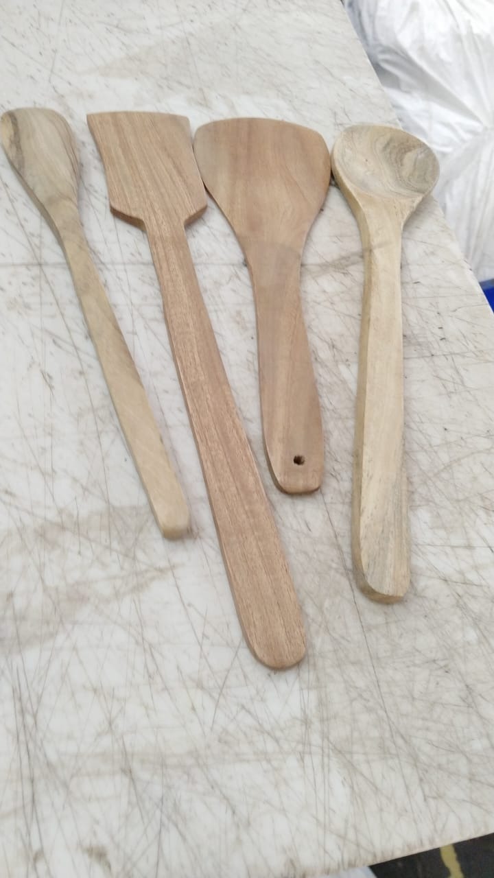Wooden Serving Spoon Set Of 4