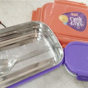 Liza Create Each Day In Purple And Red Colour Lunch Box