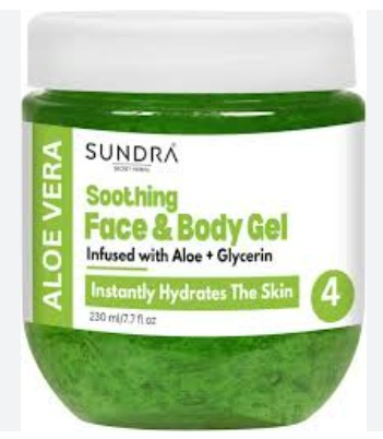 Sundra Secret Herbal Aloe Vera Gel For Radiant Skin 230Ml