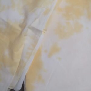 The Yellow Dwelling Single Bedsheet Yellow And White