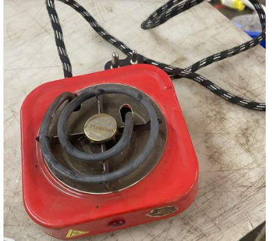 Electric Hookah Burner Red Electric Cooking Heater