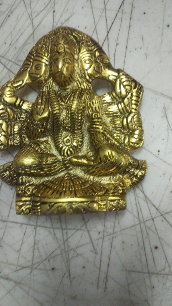 Handcrafted Metal Panchmukhi Hanuman Ji Murti