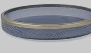 Home By Nilkamal Transparent Glass Bathroom Tray