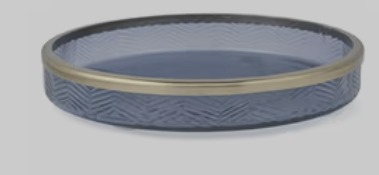 Home By Nilkamal Transparent Glass Bathroom Tray