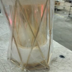 Home Decor Gold Glass Vasel For Flowers