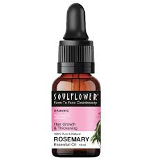 Soulflower Rosemary Essential Oil 15Ml