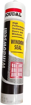 Soudal Silicone Sealant Golden Brown Colour Soudal Window Seal 270Gm Gap Filling