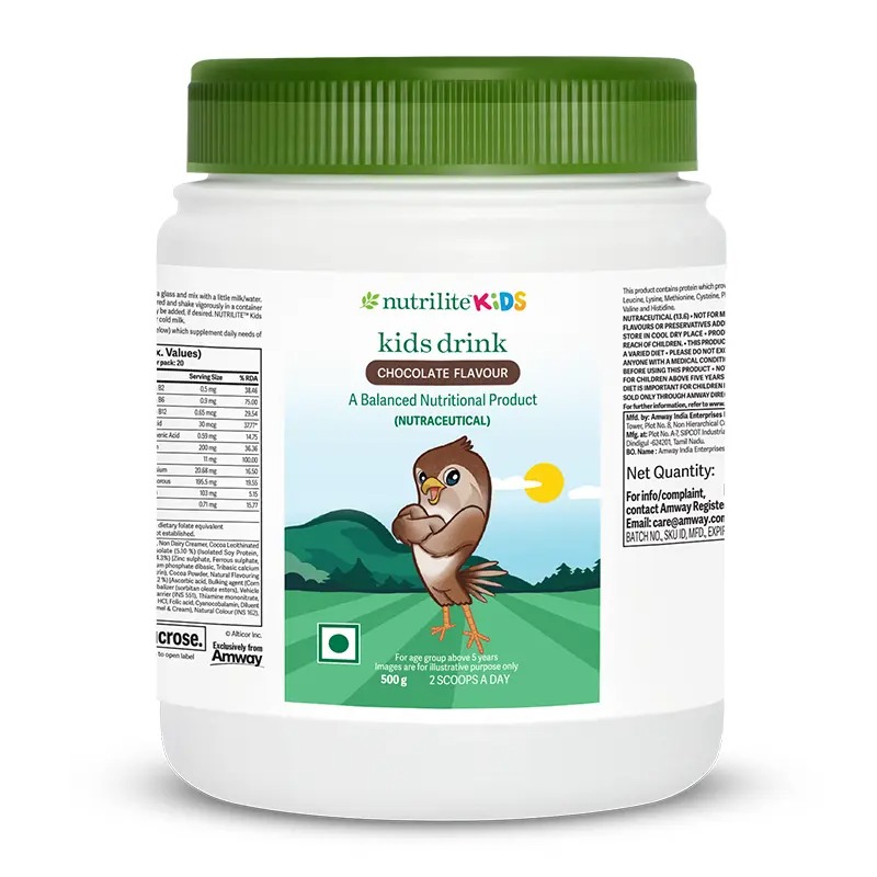 Nutrilite Kids Drink Chocolate Flavour 500G