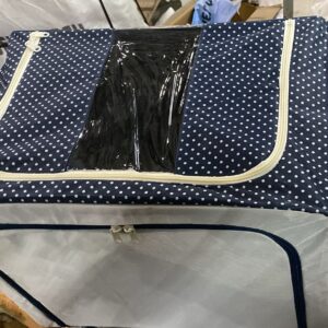 Blue And Grey Laundry Basket