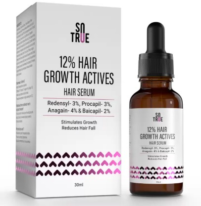 So True Hair Growth Serum With Redensyl Procapil Anagain And Baicapil 30 Ml
