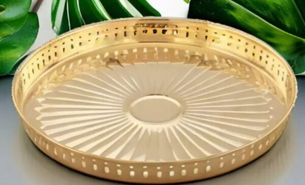 You And Home 10 Pure Brass Pooja Thali To Enhance The Beauty Of Your Home And Pooja Rituals Brass Gold