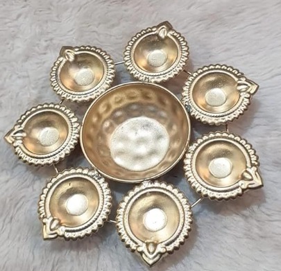Pooja Diya Thali