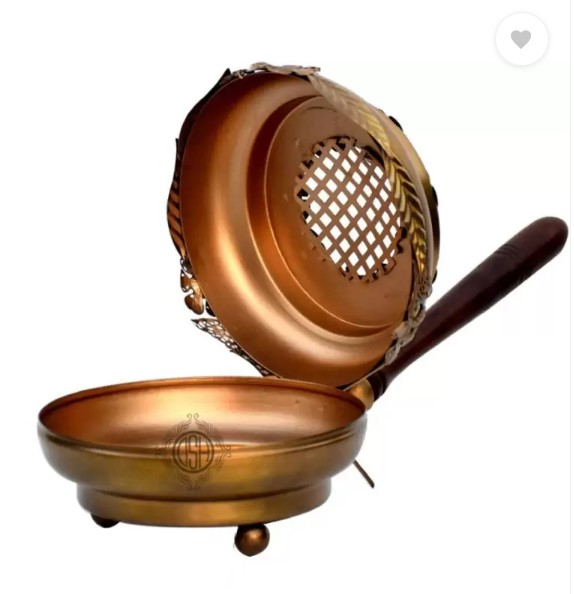Dsh Iron Incense Holder Gold